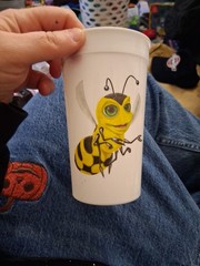 Nasonex Bug Bee Fly Plastic Cup