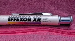 Effexor XR Extended Release Capsules Metal Pharmaceutical Writing Pen – Works!