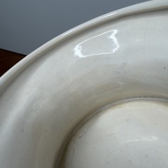 VINTAGE RX Pharmacy DISPLAY Large Mortar and Pestle White