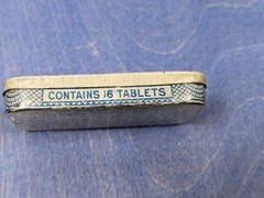 Antique Tin Cascarets Candy Cathartic Laxative Sterling Remedy Co Constipation