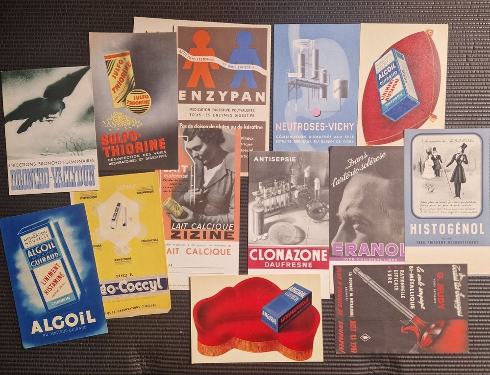 14 Vintage Pharmacy Advertisements – publicités pharmacie 1930s