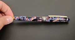 Rare Vintage Metal Diflucan Pharmaceutical Drug Rep Pen Beautiful Colors Used