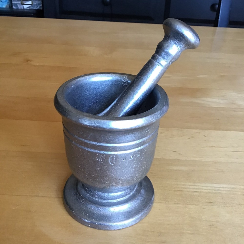 Vintage Wilton Armetale Apothecary Mortar And Pestle