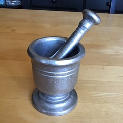 Vintage Wilton Armetale Apothecary Mortar And Pestle