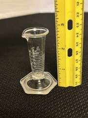 Vintage Kimax Graduated Cylinder Glass Apothecary Dr Pharmacy