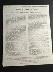 A HISTORY OF PHARMACY IN PICTURES 1954 PRINT#14 Great Gift For Doctor 22″×18″
