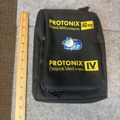 Protonix Pharmacy Drug Rep Small Travel Bag Luggage Multi Compartment Toiletry