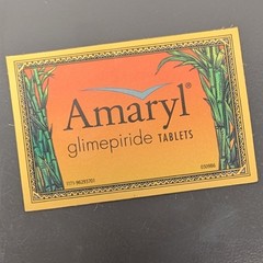 Drug Rep Pharmaceutical Promo AMARYL Refrigerator Magnet