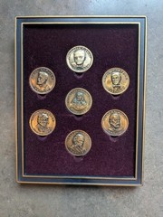 RARE Eli Lilly & Co Coins PIONEERS IN THE FIGHT AGAINST INFECTIOUS DISEASE FRAME