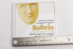 Vtg Pharmaceutical Marketing Sultrin Vaginal Cream Ceramic Coasters