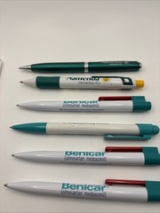 Pharmaceutical Drug Rep Vintage Pen Lot Benicar Namenda Metal & Plastic