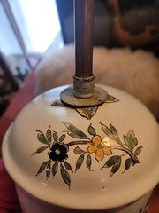 🌼💡VTG Apothecary Jar Pharmacy Drugstore Jar Lamp “Confect Boraginis”🌼💡