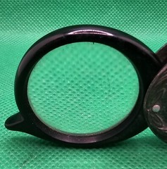 Vintage Wolf Brand Chemicals Folding Manifying Glass Pharmaceutical Passaic NJ
