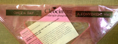 Cleocin Pharmaceuticals Promotion Item, Pink Triangle Ruler