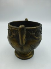 Vintage Coricidin Mortar & Pestle for La Pharmacie Francaise & Louis Dufilho JrB