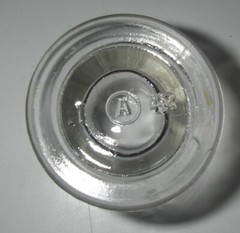 Armstrong Cork De luxe Medicine Glass Drug Sundries Measuring Cup Footed