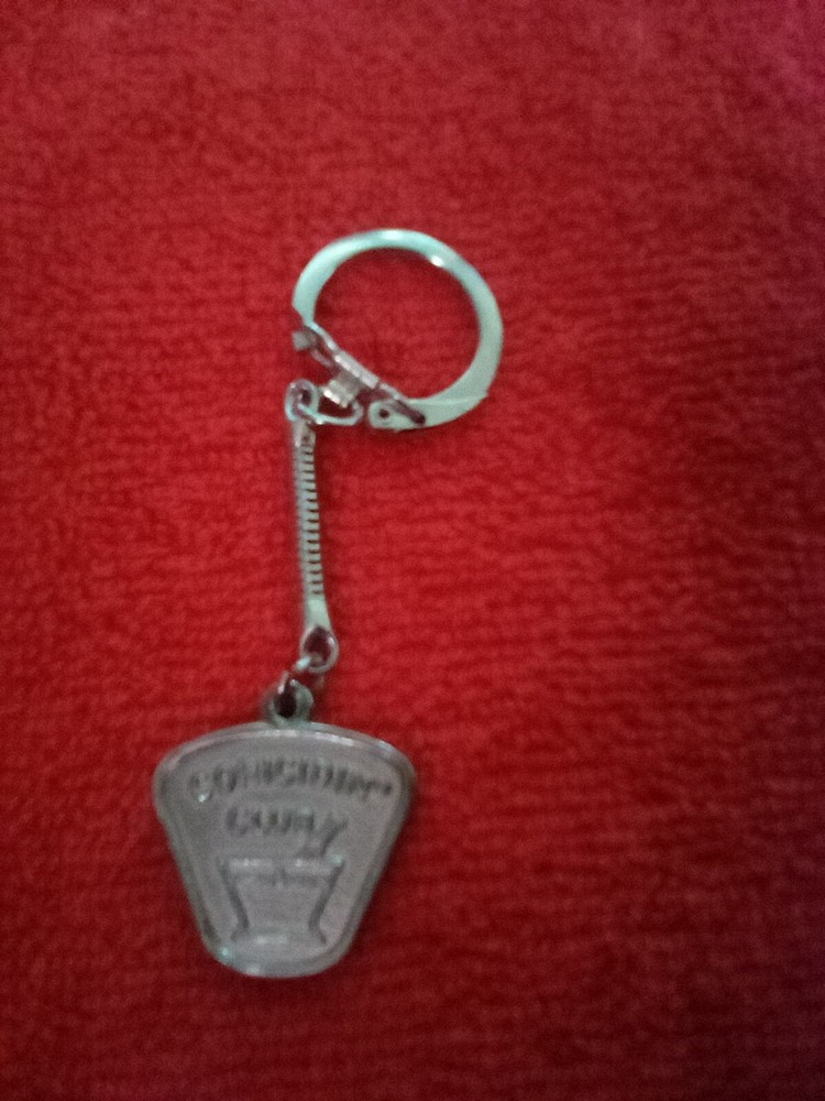 Coricidin- Collectible Silver Keychain 3-1/2″-Mortar & Pestle-New!