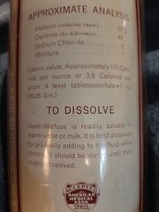 Mead’s Dextri-Maltose Advertising Tin Vtg Baby Formula 1lb. Infant Diet Pharmacy