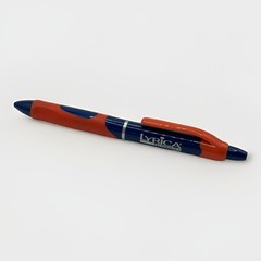 LYRICA Pregabalin Blue Orange Rubber Grip Drug Rep Auburn UVA Pen Pharmacy Swag