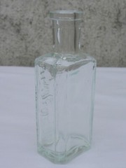 2X Old Small Medicine Glass Pharmacy Apothecary Bottle Maria Zeller Magnet Drops