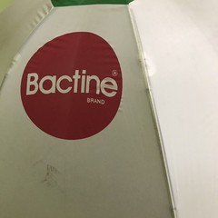 Vintage Bactine Pharmaceutical Umbrella Plastic Handle RARE