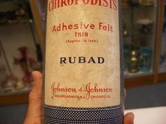 Antique Vtg Medical Dental Pharmacy – Johnson & Johnson Chiropodists Rubad Tin