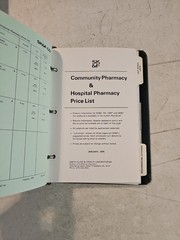 1970’s Smith Kline & French Pharmaceutical Price List & Product Data In Binder