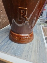 Vtg Mortor / Glass Pestle RX Secundum Artem 5×5 Advertising Commemorative