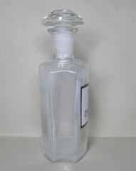 Vintage Medical Science Glass Bottle,Germany,SOLUTIO CALCII CHLORIDI 50%
