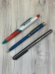 Small Lot Of 3 Pharmaceutical Promo Pens Diovan, Glucotrol XL, Plendil, Pfizer