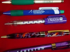 Lot of 15 Ink Pen Drug Pharmaceutical Rep Advertising Heavy Metal Plastic Twist