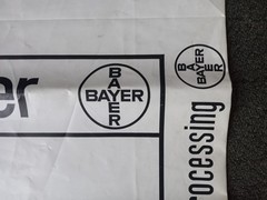 Vintage BAYER Pharmaceuticals Makrolon Polycarbonat Chemical Compound Bag 1970s