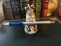 Rare Heavy Metal Nixspan Pharmaceutical Drug Rep Pen !writes!