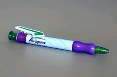AVAPRO Pharmaceutical Drug Rep Chubby Purple Ink PEN Collectible Advertising NEW