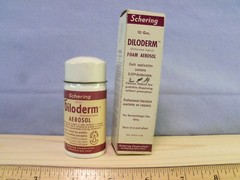 Vintage SCHERING DILODERM Skin Spray 586