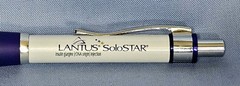 3 LANTUS Solostar Pens 3 Notepads Drug Rep Pharmaceutical Collectible NEW Promo