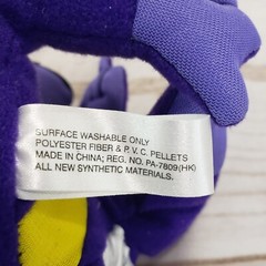 Zyrtec Purple Gorilla Plush Beanbag Toy Advertising Promo Monkey 6 Inch 1998