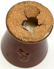 Secundum Artem Schering McCoy Ceramic Mortar & Wooden Coricidin Pestle Rx