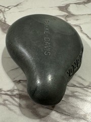 VINTAGE MEDICAL PHARMACEUTICAL PARKE-DAVIS FETAL PEWTER PAPERWEIGHT CA. 1950’s