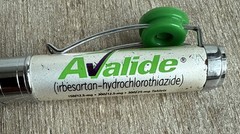 Rare Avalide Heavy Metal Pharmaceutical Drug Rep Pen Medical Pharmacy Twist Pen