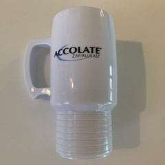 ACCOLATE Zafirlukast Coffee Mug Cup Asthma Pharmaceutical Drug Rep Pharma Promo