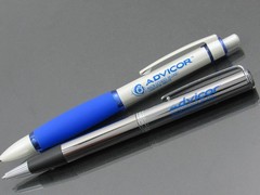 Advicor Metal PENS Drug Rep Pharmaceutical Promo Medical Advertising Lot of 2