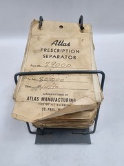 Prescription Atlas Rx Pad Paper Apothecary Druggist Pharmacy Medicine 1939 1940