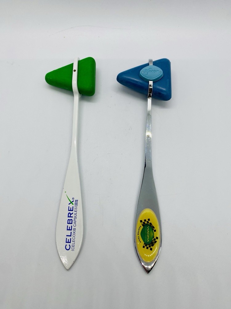 VIAGRA & CELEBREX Reflex Hammer Medical Drug Rep Pharmaceutical Collectible Lot
