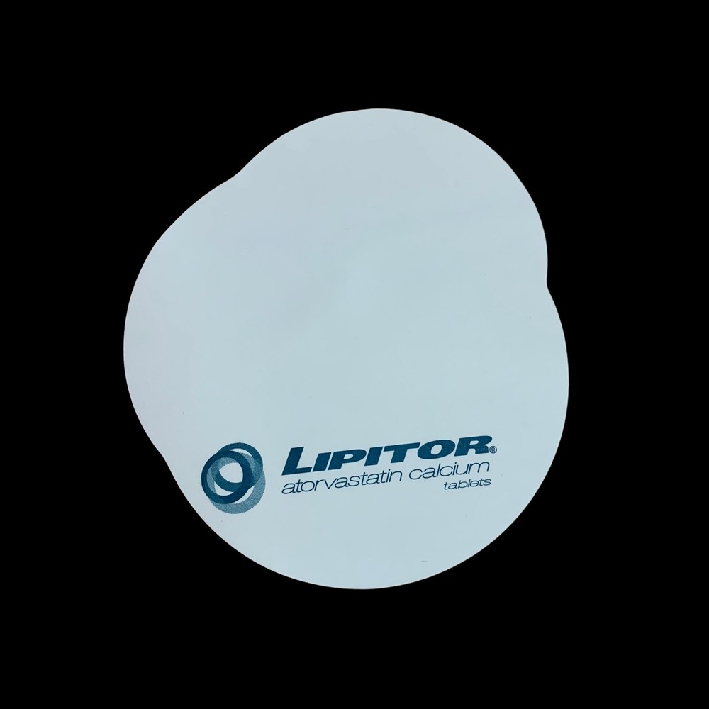 LIPITOR Pharmaceutical Drug Rep Advertising Sticky Notepad Calcium Office Supply