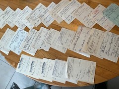 60-Clean Physicians’ Prescriptions/ Unsorted, Hand-Written, Used 1949 / lot A1