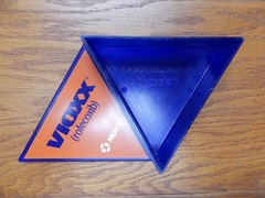 Vintage Banned VIOXX Drug Rep Swag Trinket / Paperclip Box & Magnet Clip