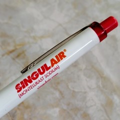 2 Singulair Pharmaceutical Drug Rep Advertising Promo Pens Bic Papermate Lot
