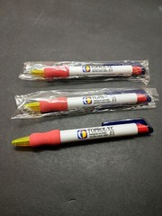 Drug Rep Writing Pen Toprol-XL Multicolor Red, White, Blue black ink Set Of 3