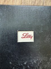 Vintage Eli Lilly Pharmacy Spatula Set w/ Original Box Stainless Steel